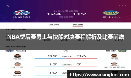 NBA季后赛勇士与快船对决赛程解析及比赛前瞻